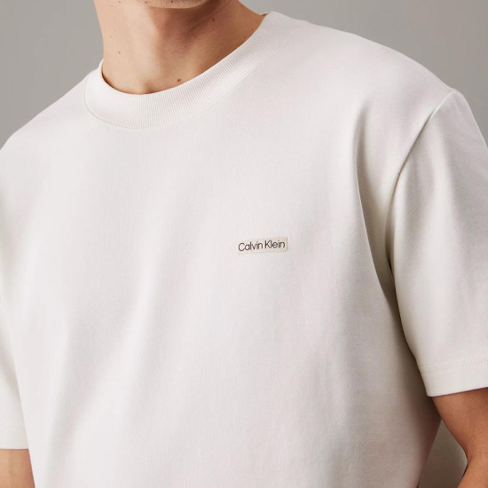 Calvin Klein Ανδρική κοντομάνικη μπλούζα Cotton Stretch Badge T-shirt